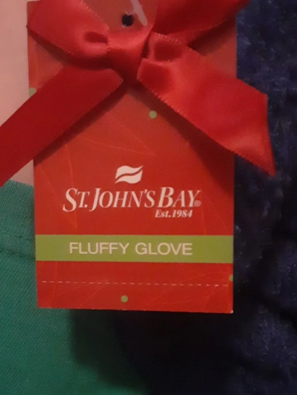 St. John's Bay Plush Women's Gloves - Bright Blue